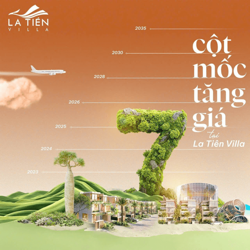 7 Cột mốc tăng giá tại La Tiên Villa
